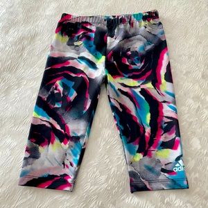 Adidas toddler girl capri leggings.